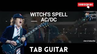 ACDC  WITCHS SPELL  TAB GUITAR [upl. by Notled122]