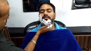 03 Indian shave and face massage [upl. by Netneuq]