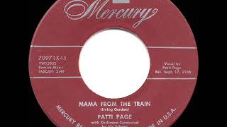 1956 HITS ARCHIVE Mama From The Train  Patti Page [upl. by Dall]