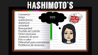 HIPOTIROIDISMO AUTO INMUNE O HASHIMOTO  CAUSAS Y SÍNTOMAS [upl. by Buskirk880]