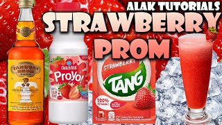 Tanduay Rhum Mix Strawberry Tang  Proyo Strawberry Pinoy Cocktail  Alak Tutorials 293 [upl. by Haisa241]