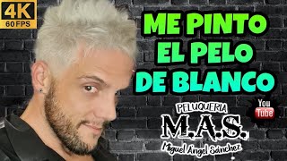 Como Decolorar El Cabello A Blanco Hombre Paso A Paso En Español [upl. by Gentry]