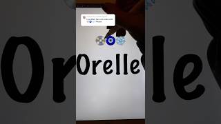 name series  orelle💿🧿❄️  shorts procreate digitalart shortsviral art satisfying [upl. by Neelyaj]