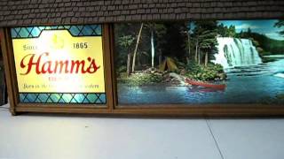 Hamms sceneorama beer sign [upl. by Lertnom426]