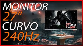 MONITOR GAMER CURVO BRANCO  27 240Hz FULLHD  RISE MODE  RMMOG27C240FHW [upl. by Follansbee]