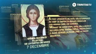 Sfânta Muceniță Filofteia de la Curtea de Argeș – 7 decembrie Sinaxar [upl. by Elletnahc]