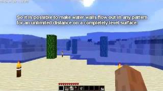 Minecraft  Water Crafting Tutorial [upl. by Yelahs]