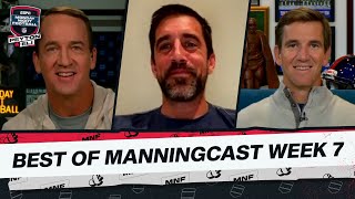 Best of the ManningCast Week 7  Monday Night Football with Peyton amp Eli [upl. by Oniratac]