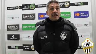 DECLARACIONS  ROBERTO BAS ANALITZA EL ONTINYENT 1931 CF 00 FC VILLARREAL C J820242025 [upl. by Berey]