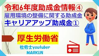 令和6年度助成金情報④キャリアアップ助成金正社員化コース2024 05 12 [upl. by Ila]