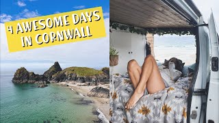 You Need to Visit Cornwall  Van Life Travels in Cornwall UK [upl. by Ruthy]