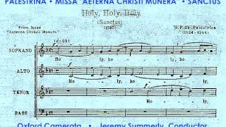 Palestrina Sanctus Missa quotAeterna Christi Muneraquot [upl. by Leonelle807]