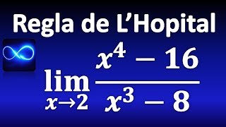 110 Límite por Regla de LHopital EXPLICACIÓN COMPLETA Y EJEMPLOS [upl. by Notsle471]