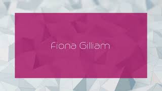 Fiona Gilliam  appearance [upl. by Madelin76]