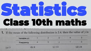 Statistics Class 10th maths Important Questions Board Exams [upl. by Lietman925]