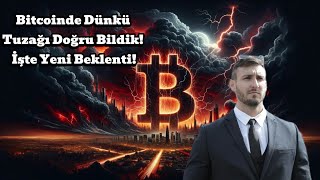 Bitcoinde Dünkü Tuzağı Doğru Bildik İşte Yeni Beklenti [upl. by Lucien]