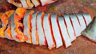 bonless fish cutting skills sagar fish hoodi Bangalore belathur Kadugodi [upl. by Lytsyrk]