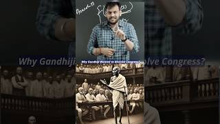 Did Gandhiji want Congress mukta bharat  shorts history ias gandhiji [upl. by Iroj]