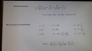 Differentialgleichungen 34 Anfangswertproblem mit LaplaceTransformation [upl. by Kired]