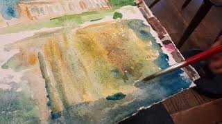 Starting Gloriette Watercolor at Rosalind Coffee on the Garland Square [upl. by Hans]