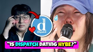 Korean netizens suspect that Dispatch is biased towards HYBE [upl. by Ylla]