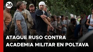 Decenas de muertos por ataque ruso contra academia militar en Poltava [upl. by Engvall]