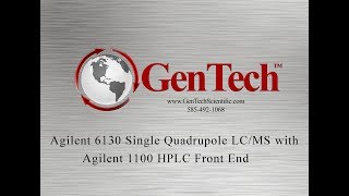 Agilent 6130 Single Quadrupole LCMS with Agilent 1100 HPLC Front End [upl. by Ahcsropal]