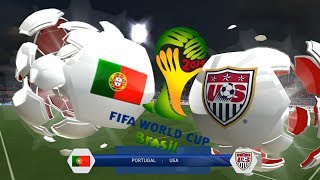 Portugal gegen USA  WM 2014 in Brasilien ACHTELFINALE  Let´s Play Fifa 14  POR 05 [upl. by Avigdor]