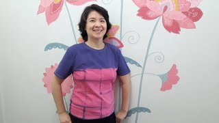 Como tingir camiseta com a técnica do Itajime shibori [upl. by Koralie]