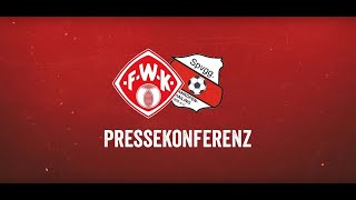 Kickers TV Die Pressekonferenz nach dem Heimspiel gegen die Spvgg HankofenHailing [upl. by Anoiek]