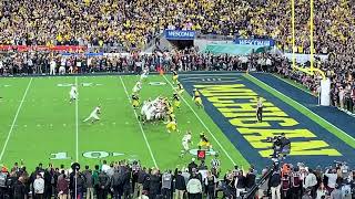 2024 Rose Bowl Final Play Michigan Vs Alabama view from Section 6 [upl. by Regnij]