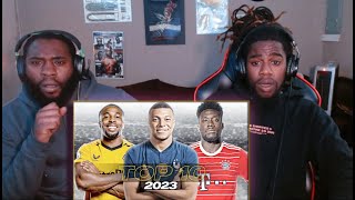 Top 10 Fastest Football Players 2023  SmokeCounty JK Reaction [upl. by Leunamnauj]