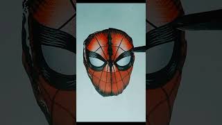 Miles morales mask transformation spiderman milesmorales spiderverse shorts [upl. by Amby488]