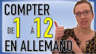 ✌️Japprends à COMPTER de 1 à 12 en ALLEMAND 👌 niveau débutant [upl. by Gewirtz]