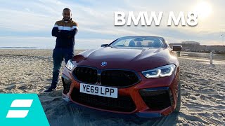 BMW M8 Competition review A 625hp tyreshreding MONSTER [upl. by Garv]