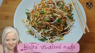 Skvělé asijské „bistro nudle“ doma  rychle a jednoduše chinese noodles [upl. by Lynnell159]