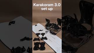 Splitboard interfaces Karakoram 30 set up on Jones Butterfly backcountry splitboarding karakoram [upl. by Nired910]