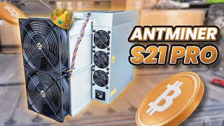 Bitmain Antminer S21 Pro Review and Bitcoin Mining Profitability [upl. by Schonthal772]