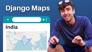 How to Display a Map with Leaflet on a Django Website [upl. by Zed89]