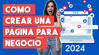 Como Crear una Pagina en Facebook para Negocio 2024 [upl. by Campbell]