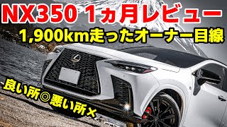 【新型NX】一番走りが楽しめる！NX350の1ヵ月レビュー！1900㎞走行したオーナー目線！ナビの2画面不可問題等についても語ります！ [upl. by Grani]