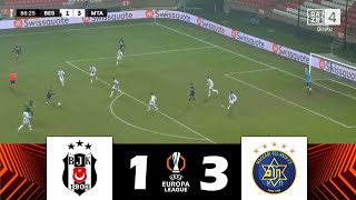 Beşiktaş vs M TelAviv 13  UEFA Europa League 202425  Match Highlights [upl. by Airbma]