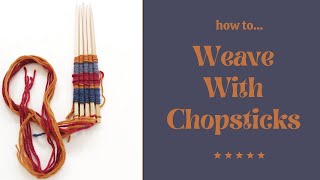 How to Weave with Sticks [upl. by Dranrev]