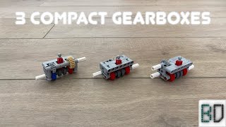 3 Types Of Compact Gearboxes  Lego Technic [upl. by Naelopan728]