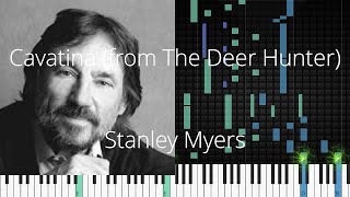 🎹 Cavatina from The Deer Hunter Stanley Myers Synthesia Piano Tutorial [upl. by Padraic904]