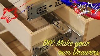 How Build your own Drawers DIY [upl. by Downall]