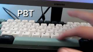 PBT vs ABS Spacebars [upl. by Spracklen]