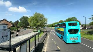 4K relaxing bus tour newcastle to Ashington to Lynemouth uk [upl. by Akinat]