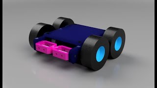 Blastwave Antweight Battlebot Pt 1  CAD Model [upl. by Skiest723]