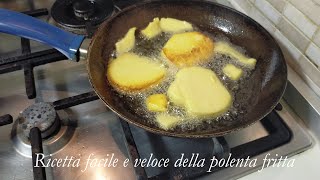 come fare la polenta fritta [upl. by Hctud]